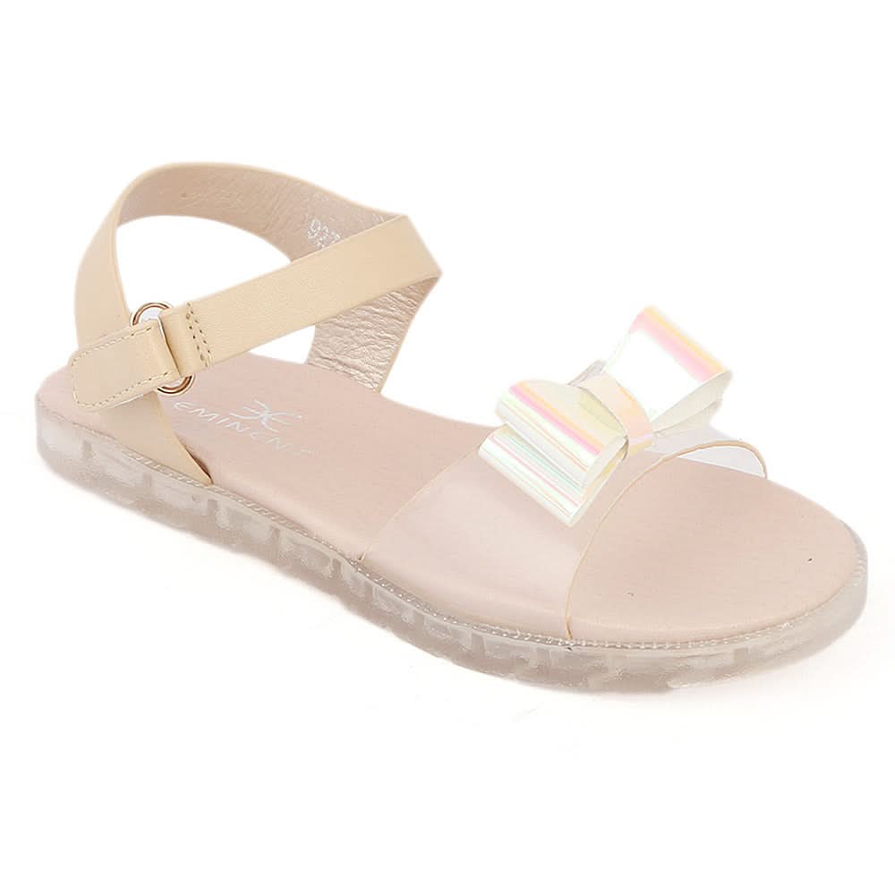 Girls Fancy Sandal (90726) - Beige, Kids, Girls Sandals, Chase Value, Chase Value