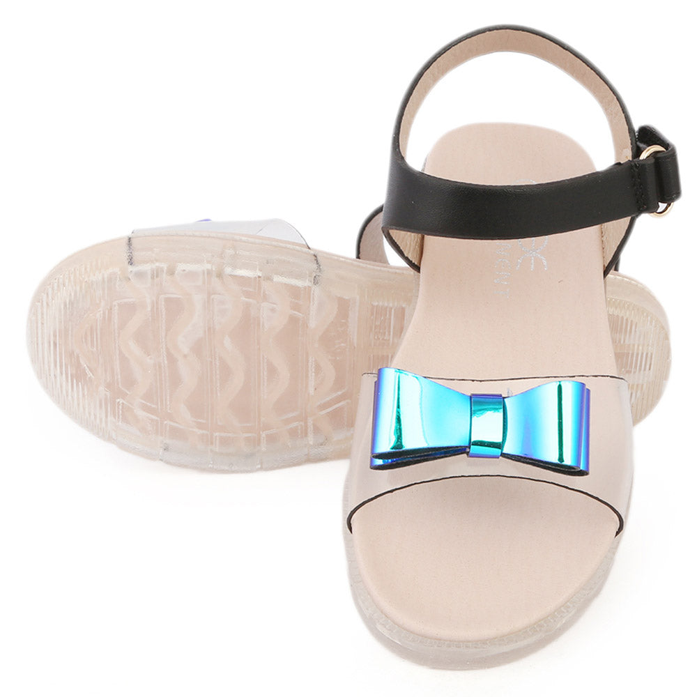 Girls Fancy Sandal (90726) - Black, Kids, Girls Sandals, Chase Value, Chase Value