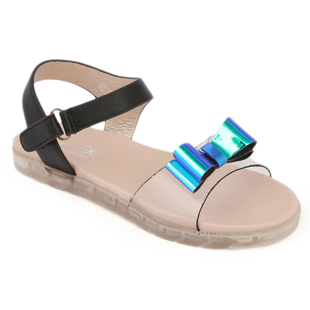 Girls Fancy Sandal (90726) - Black, Kids, Girls Sandals, Chase Value, Chase Value