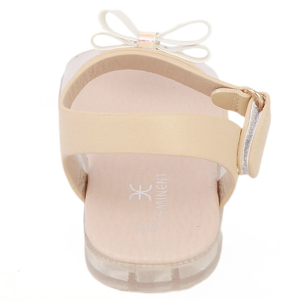 Girls Fancy Sandal (90726) - Beige, Kids, Girls Sandals, Chase Value, Chase Value