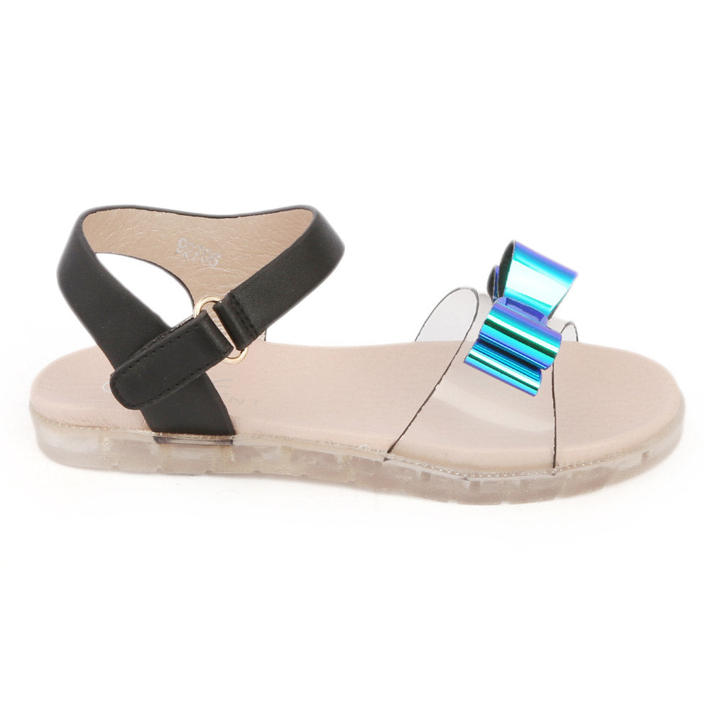 Girls Fancy Sandal (90726) - Black, Kids, Girls Sandals, Chase Value, Chase Value