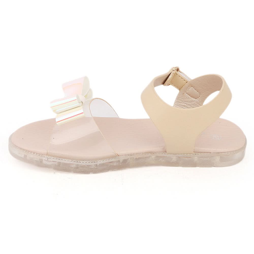 Girls Fancy Sandal (90726) - Beige, Kids, Girls Sandals, Chase Value, Chase Value