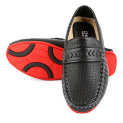 Eminent Loafer For Boys (9565) - Black - test-store-for-chase-value