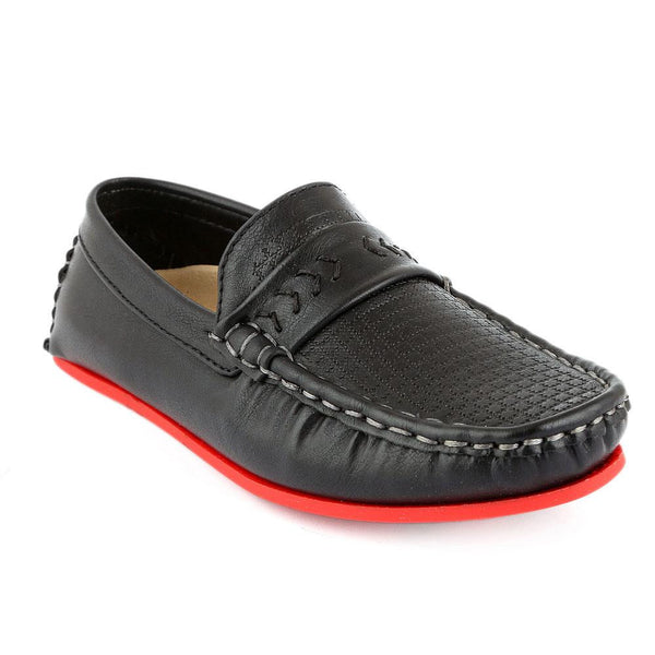 Eminent Loafer For Boys (9565) - Black - test-store-for-chase-value