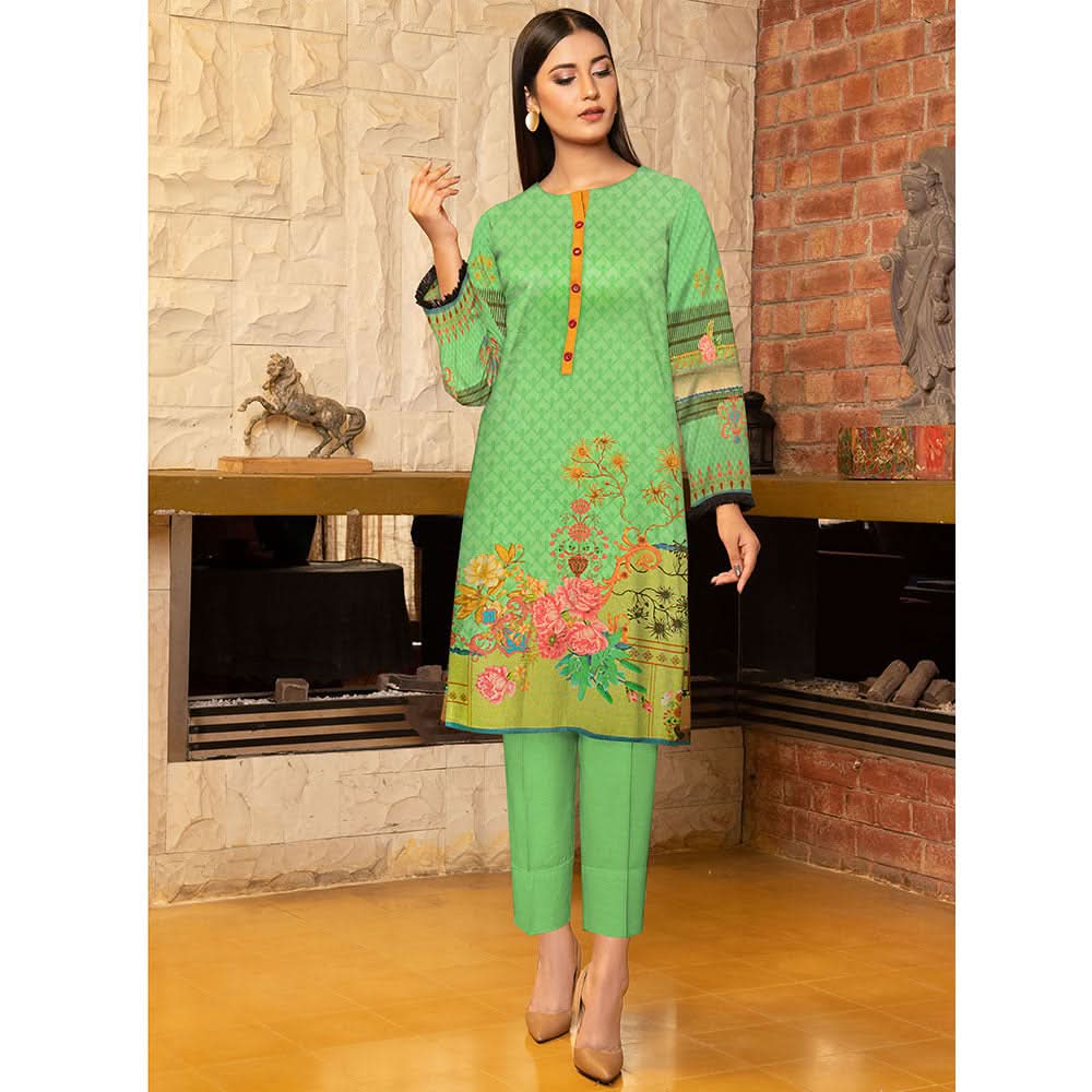 Anchal Digital Printed Masoori Un-Stitched Kurti - 09, Women, Unstitched Kurti, Ulfat Textile, Chase Value