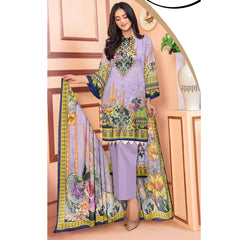 Saqaffat Digital Printed Dhanak 3 Pcs Un-Stitched Suit - 09, Women, 3Pcs Shalwar Suit, Ulfat Textile, Chase Value