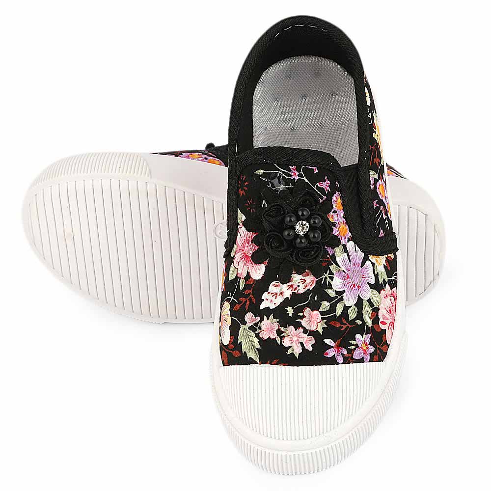 Girls Casual Shoes (A-106) - Black, Kids, Girls Sneakers And Shoes, Chase Value, Chase Value