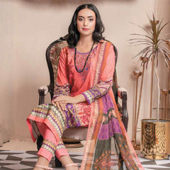 Bin Hameed Mahrush Embroidered Un-Stitched 3Pcs Suit - AY-3320, Women, 3Pcs Shalwar Suit, Rana Art, Chase Value