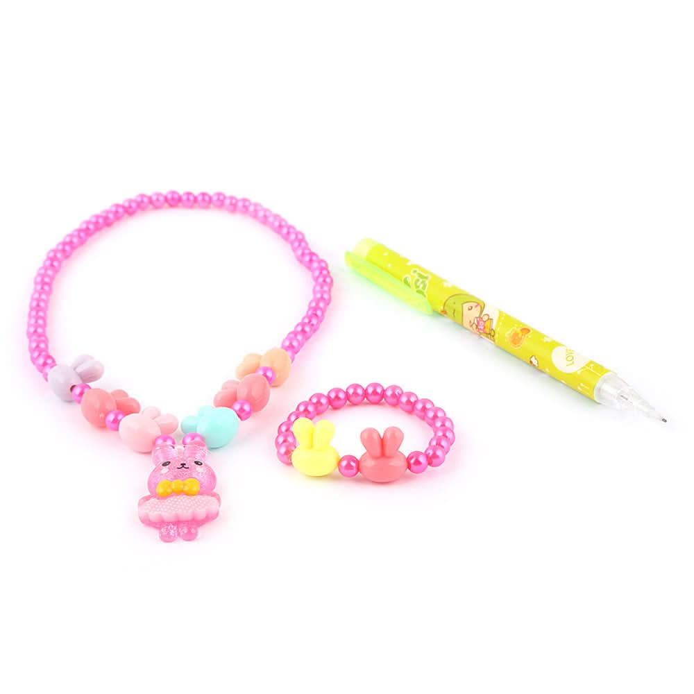 Girl'S Gift Set - Dark_Pink - Yellow, Kids, Gift Set, Chase Value, Chase Value