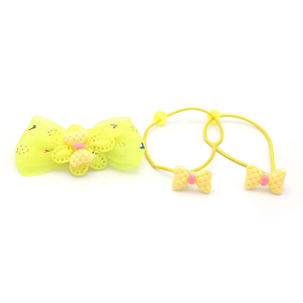 Girls Hair Pins (AY-146) - Yellow, Kids, Hair Accessories, Chase Value, Chase Value