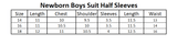 Boys Half Sleeves Suit - Navy Blue, Kids, NB Boys Sets And Suits, Chase Value, Chase Value