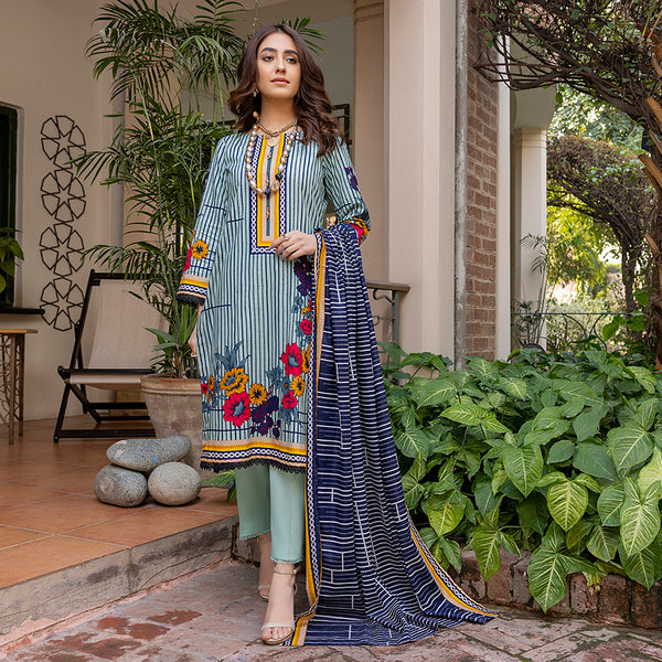 Sahil Printed Lawn Unstitched 3Pc Suit, Women, 3Pcs Shalwar Suit, ZS Textiles, Chase Value