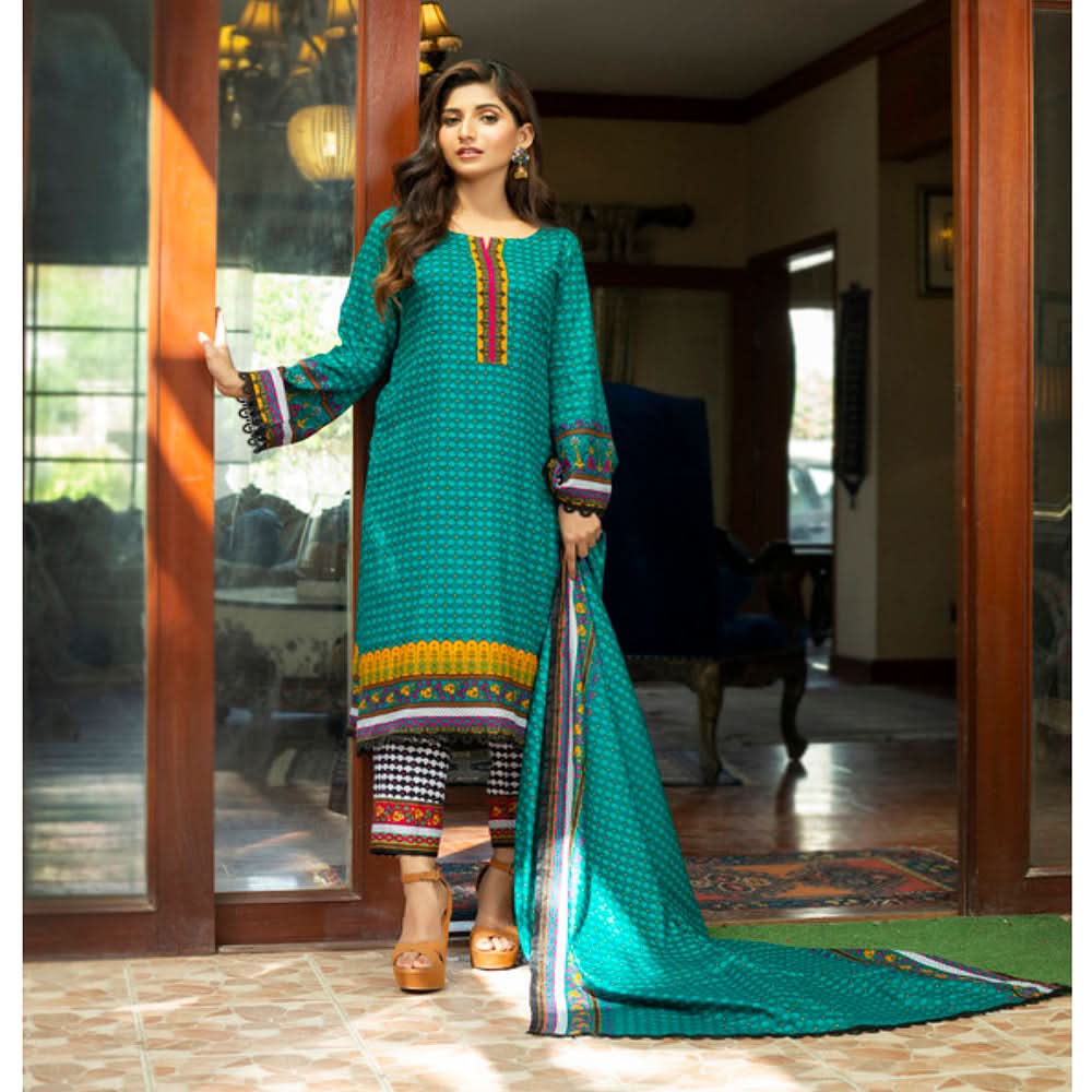 Sahil Printed Lawn Unstitched 3Pc Suit, Women, 3Pcs Shalwar Suit, ZS Textiles, Chase Value