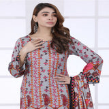 Sahil Printed Lawn Unstitched 3Pc Suit, Women, 3Pcs Shalwar Suit, ZS Textiles, Chase Value
