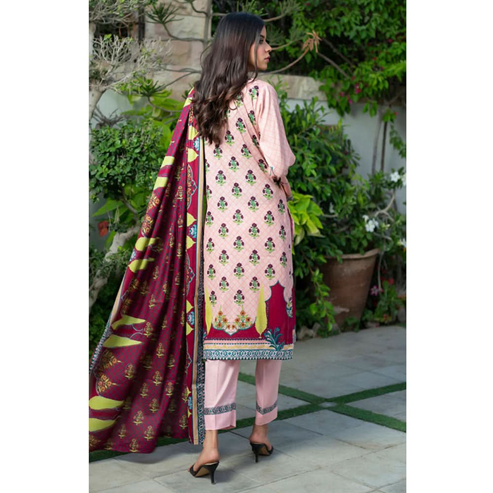 Rangreza Printed Lawn Unstitched 3 Pc Suit - V-5, Women, 3Pcs Shalwar Suit, ZS Textiles, Chase Value