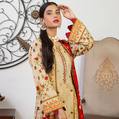 Rangreza Printed Lawn Unstitched 3 Pc Suit - V-5, Women, 3Pcs Shalwar Suit, ZS Textiles, Chase Value