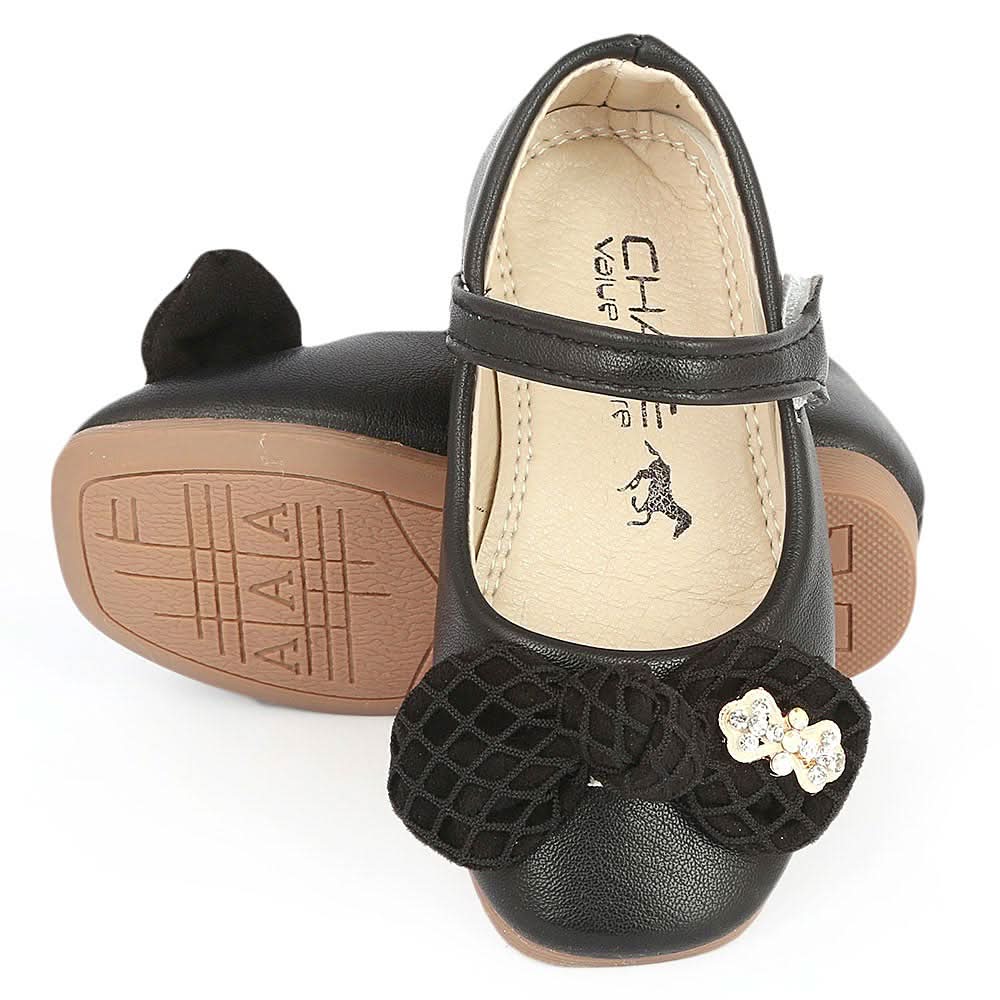 Girls Fancy Pumps (A101) - Black, Kids, Pump, Chase Value, Chase Value