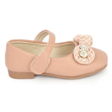 Girls Fancy Pumps (A101) - Peach, Kids, Pump, Chase Value, Chase Value