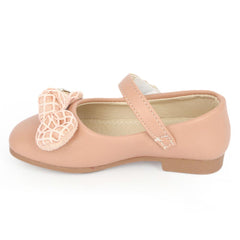 Girls Fancy Pumps (A101) - Peach, Kids, Pump, Chase Value, Chase Value
