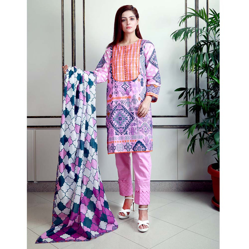 Eminent Digital Lawn Unstitched 3Pcs Suit - V2-19, Women, 3Pcs Shalwar Suit, Eminent, Chase Value