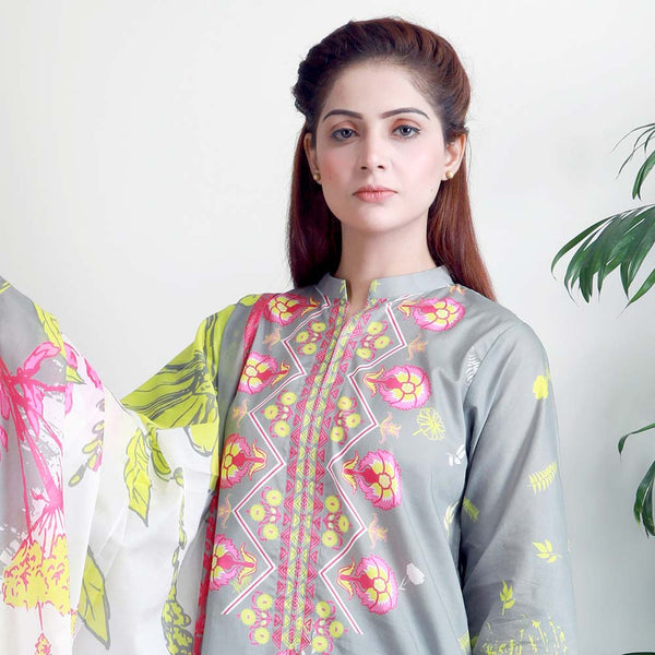 Eminent Digital Lawn Unstitched 3Pcs Suit - V2-20, Women, 3Pcs Shalwar Suit, Eminent, Chase Value