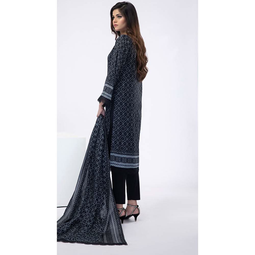 Erum Misha Printed Lawn 3 Pcs Unstitched Suit - 1, Women, 3Pcs Shalwar Suit, Erum Misha, Chase Value