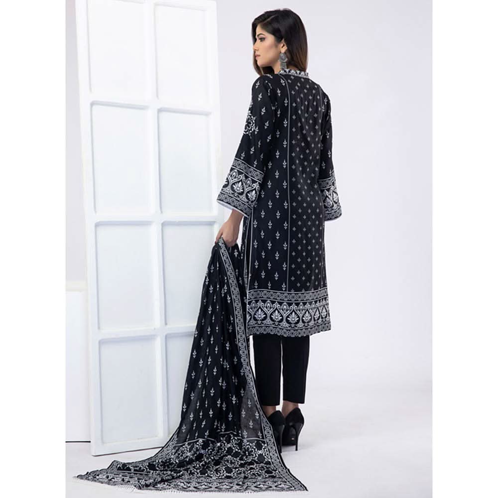 Erum Misha Printed Lawn 3 Pcs Unstitched Suit - 3, Women, 3Pcs Shalwar Suit, Erum Misha, Chase Value