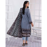 Erum Misha Printed Lawn 3 Pcs Unstitched Suit - 8, Women, 3Pcs Shalwar Suit, Erum Misha, Chase Value