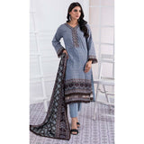 Erum Misha Printed Lawn 3 Pcs Unstitched Suit - 8, Women, 3Pcs Shalwar Suit, Erum Misha, Chase Value