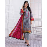 Erum Misha Printed Lawn 3 Pcs Unstitched Suit - 10, Women, 3Pcs Shalwar Suit, Erum Misha, Chase Value