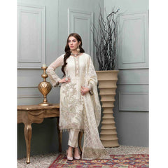 Tawakkal Chantilly Fancy Embroidered Chiffon Unstitched 3Pcs Suit - D-5994, Women, 3Pcs Shalwar Suit, Tawakkal Fabrics, Chase Value