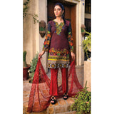 Malai Unstitched 3Pcs Suit - Premium 004, Women, 3Pcs Shalwar Suit, Chase Value, Chase Value