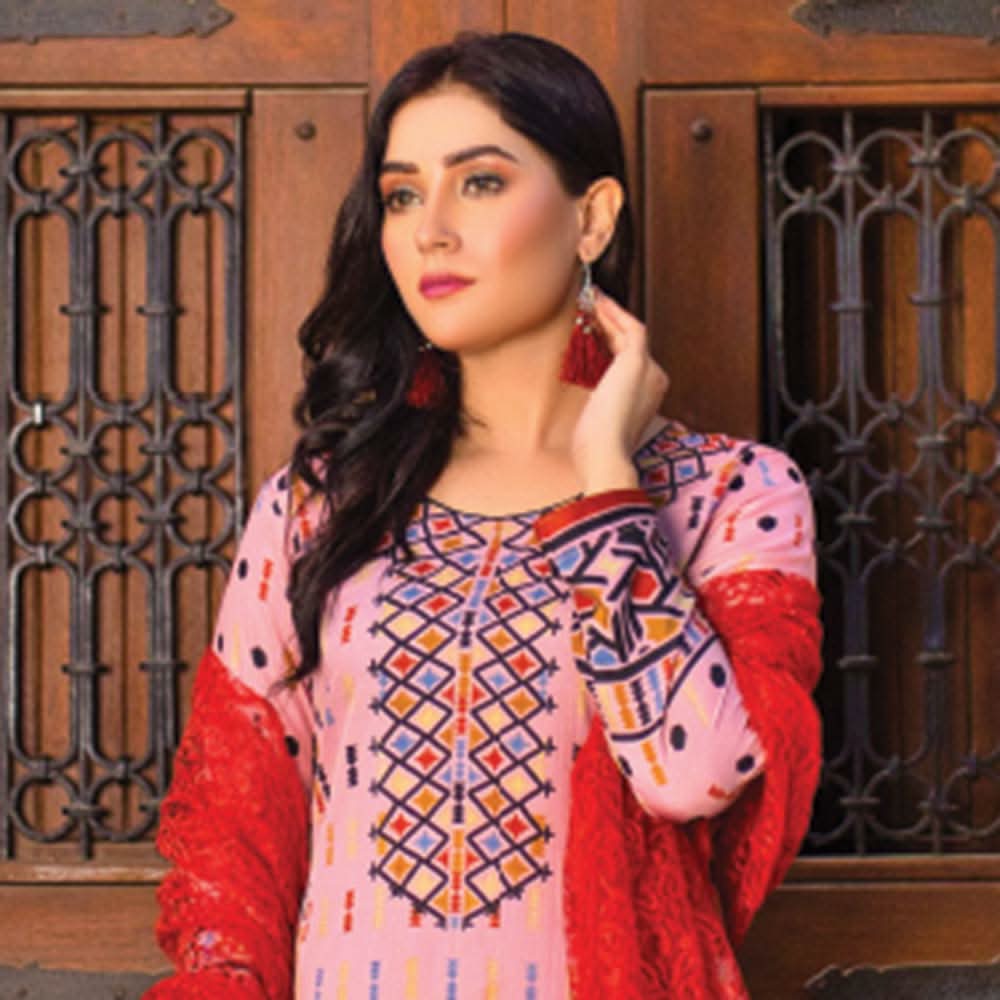 Malai Unstitched 3Pcs Suit - Premium 008, Women, 3Pcs Shalwar Suit, Chase Value, Chase Value