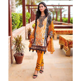Malai Unstitched 3Pcs Suit - V-4-2, Women, 3Pcs Shalwar Suit, Chase Value, Chase Value
