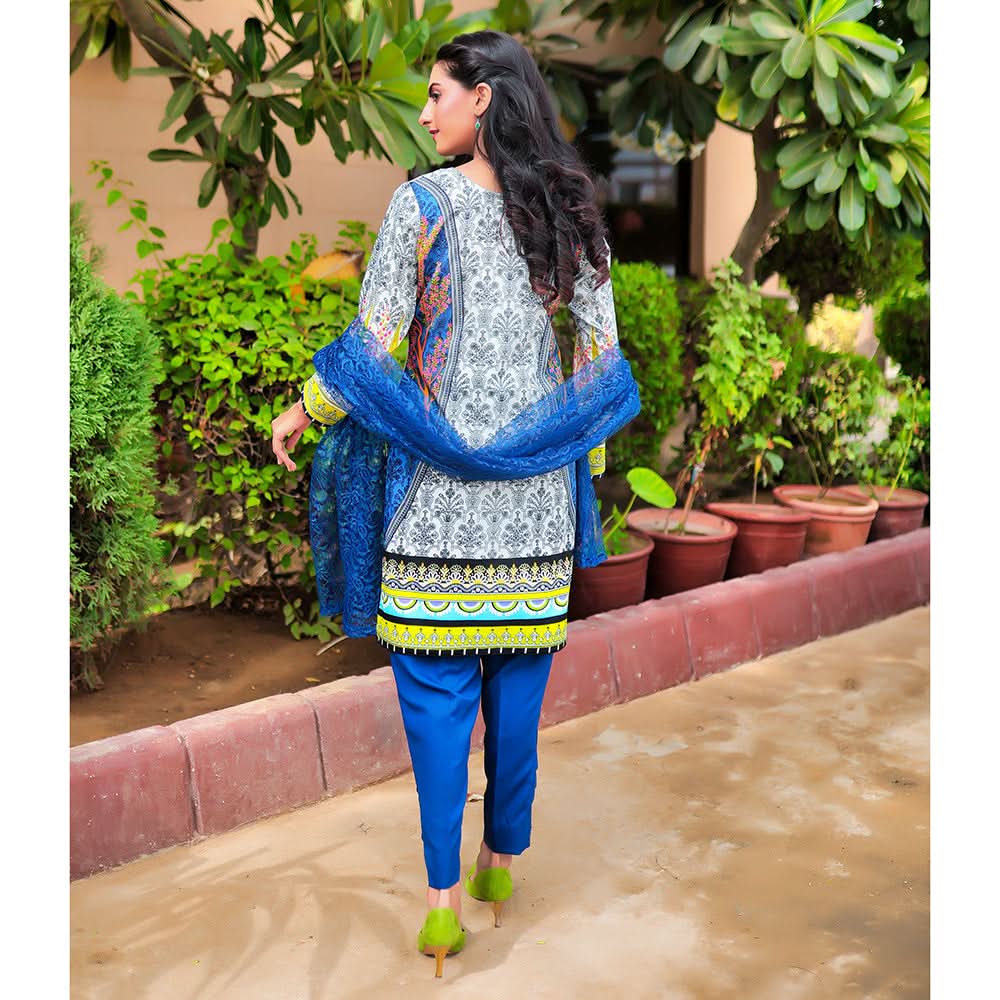 Malai Unstitched 3Pcs Suit - V-4-3, Women, 3Pcs Shalwar Suit, Chase Value, Chase Value