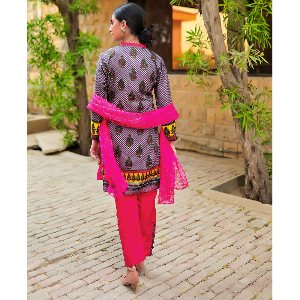 Malai Unstitched 3Pcs Suit - V-4-7, Women, 3Pcs Shalwar Suit, Chase Value, Chase Value