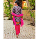 Malai Unstitched 3Pcs Suit - V-4-7, Women, 3Pcs Shalwar Suit, Chase Value, Chase Value
