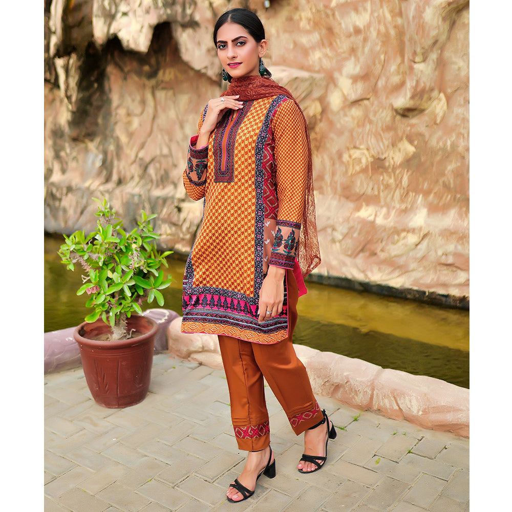 Malai Unstitched 3Pcs Suit - V-4-8, Women, 3Pcs Shalwar Suit, Chase Value, Chase Value