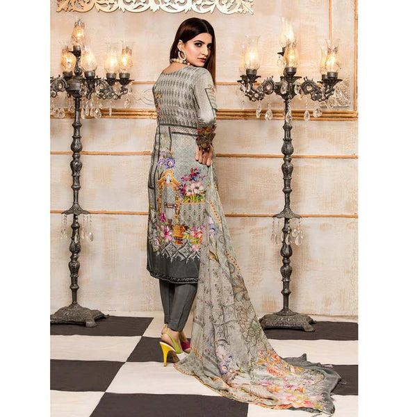 Floriani Viscose ChickenKari Embroidered Unstitched 3Pcs Suit - AY-2847, Women, 3Pcs Shalwar Suit, Rana Arts, Chase Value