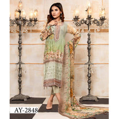 Floriani Viscose ChickenKari Embroidered Unstitched 3Pcs Suit - AY-2848, Women, 3Pcs Shalwar Suit, Rana Arts, Chase Value