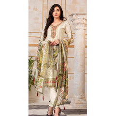 Floriani Viscose ChickenKari Embroidered Unstitched 3Pcs Suit - AY-2850, Women, 3Pcs Shalwar Suit, Rana Arts, Chase Value