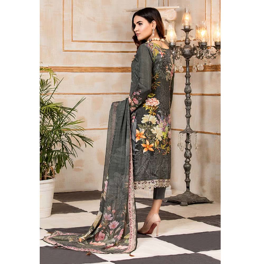 Floriani Viscose ChickenKari Embroidered Unstitched 3Pcs Suit - DA-2855, Women, 3Pcs Shalwar Suit, Rana Arts, Chase Value