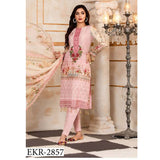 Floriani Viscose ChickenKari Embroidered Unstitched 3Pcs Suit - EKR-2857, Women, 3Pcs Shalwar Suit, Rana Arts, Chase Value