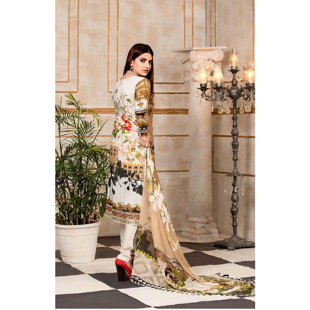 Floriani Viscose ChickenKari Embroidered Unstitched 3Pcs Suit - EKR-2862, Women, 3Pcs Shalwar Suit, Rana Arts, Chase Value