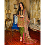 Malai Unstitched 3Pcs Suit V1 - NZ-01, Women, 3Pcs Shalwar Suit, Chase Value, Chase Value
