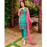 Malai Unstitched 3Pcs Suit V1 - NZ-03, Women, 3Pcs Shalwar Suit, Chase Value, Chase Value