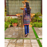 Malai Unstitched 3Pcs Suit V1 - NZ-04, Women, 3Pcs Shalwar Suit, Chase Value, Chase Value