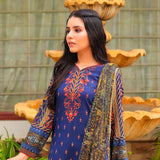 Malai Unstitched 3Pcs Suit V1 - NZ-04, Women, 3Pcs Shalwar Suit, Chase Value, Chase Value