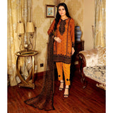 Malai Unstitched 3Pcs Suit V1 - NZ-05, Women, 3Pcs Shalwar Suit, Chase Value, Chase Value