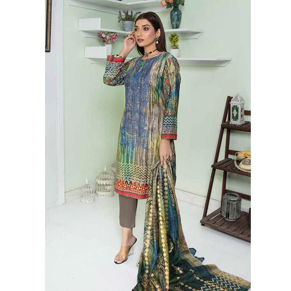Marwa Linen Embroidered Unstitched 3Pcs Suit - 5661, Women, 3Pcs Shalwar Suit, Rashid Textile, Chase Value